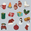 Kerst slinger – Winter slinger – PDF printable. Winterslinger maken / Kerst slinger maken. Winter plaatjes kinderen. Winter plaatjes kleuters. Winter printable. Kerst printable. Winter slinger maken. Kerst slinger maken.