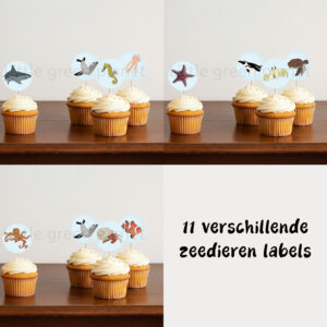 Traktatie prikkers - Zeedieren - Printable. Zeedieren traktatie. Traktatie stickers zeedieren. Traktatie labels / cadeaulabels zeedieren. Kinderfeestje met zee thema, piraten thema of zeemeermin thema. Communiefeestje met zeedieren thema. Babyshower met zeedieren thema / onderwaterwereld thema.