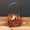 Halloween traktatie mandje - Halloween lampion - Printable. Halloween traktatie zelf maken. Halloween traktatie popcorn. Gezonde Halloween traktatie. Halloween snoepmandje. Halloween printable.