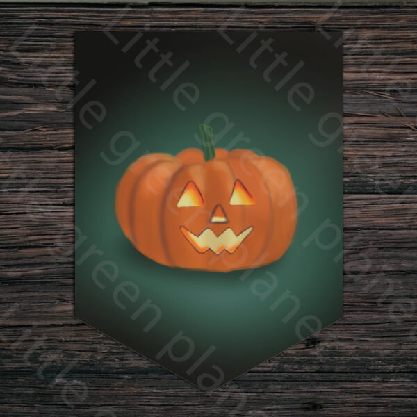 Halloween vlaggetjes slinger - Pompoen en spook - Printable. Halloween slinger. Halloween printable. Halloween vlaggenlijn. Pompoen en spook slinger.