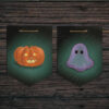 Halloween vlaggetjes slinger - Halloween printable