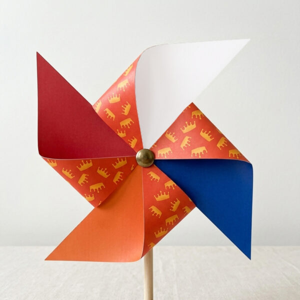 Koningsdag windmolentje – Printable. Koningsdag decoratie. Koningsdag versiering. Koningsdag vrijmarkt. Rommelmarkt. Koningsdag op school.