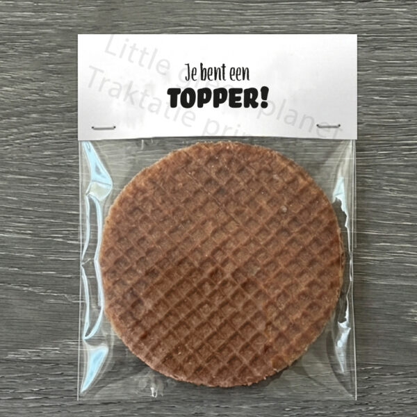 Je bent een topper – Traktatie labels – Printable – Avondvierdaagse | Diploma | Examen | Afzwemmen | Juf & meester dag.