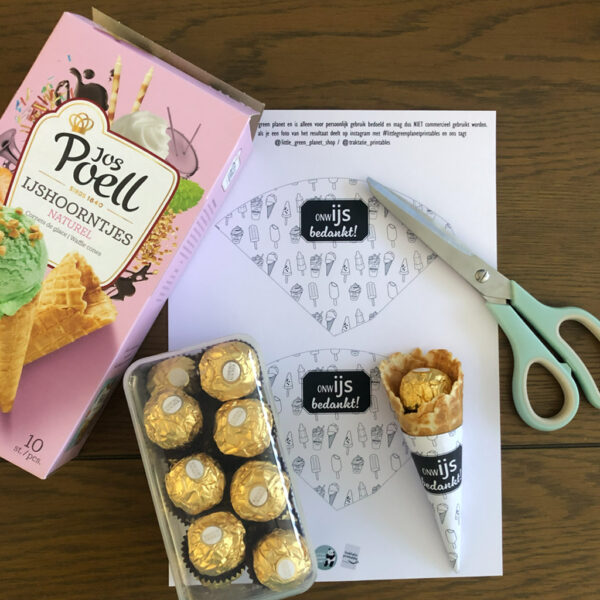 IJshoorntjes wikkels - onwIJS bedankt - Printable. Juf cadeautje chocolade. Juf bedankje maken. onwIJs bedankt juf en meester. Juffendag. Meester bedanken.