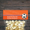 Voetbal traktatie labels - Oranje - Printable. Voetbal traktatie maken. WK traktatie. EK traktatie. Oranje traktatie. Goal 6 jaar.