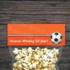 Voetbal traktatie labels - Oranje - Printable. Voetbal traktatie maken. WK traktatie. EK traktatie. Oranje traktatie. Traktatie 10 jaar.