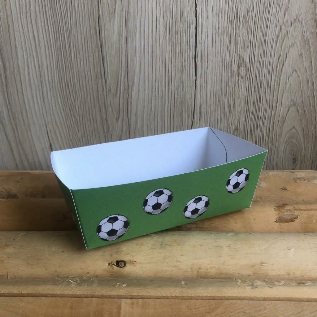 Voetbal traktatie bakje - Printable. Traktatie voetbal. Traktatie printable. Traktatie diy. Traktatie maken.